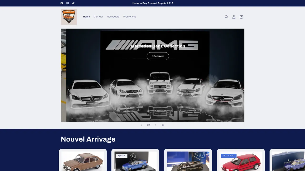 Screenshot de husseindeydiecast.com