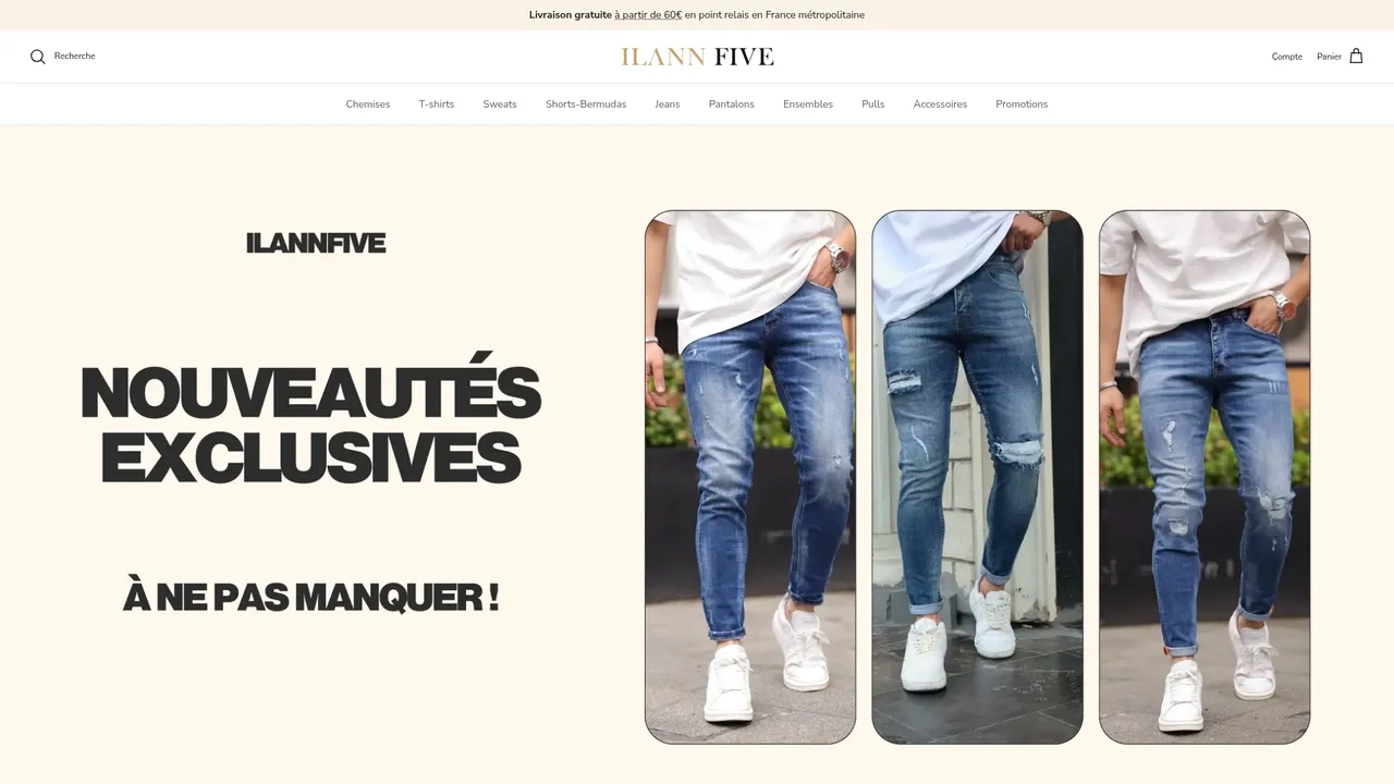Aperçu du site ILANNFIVE