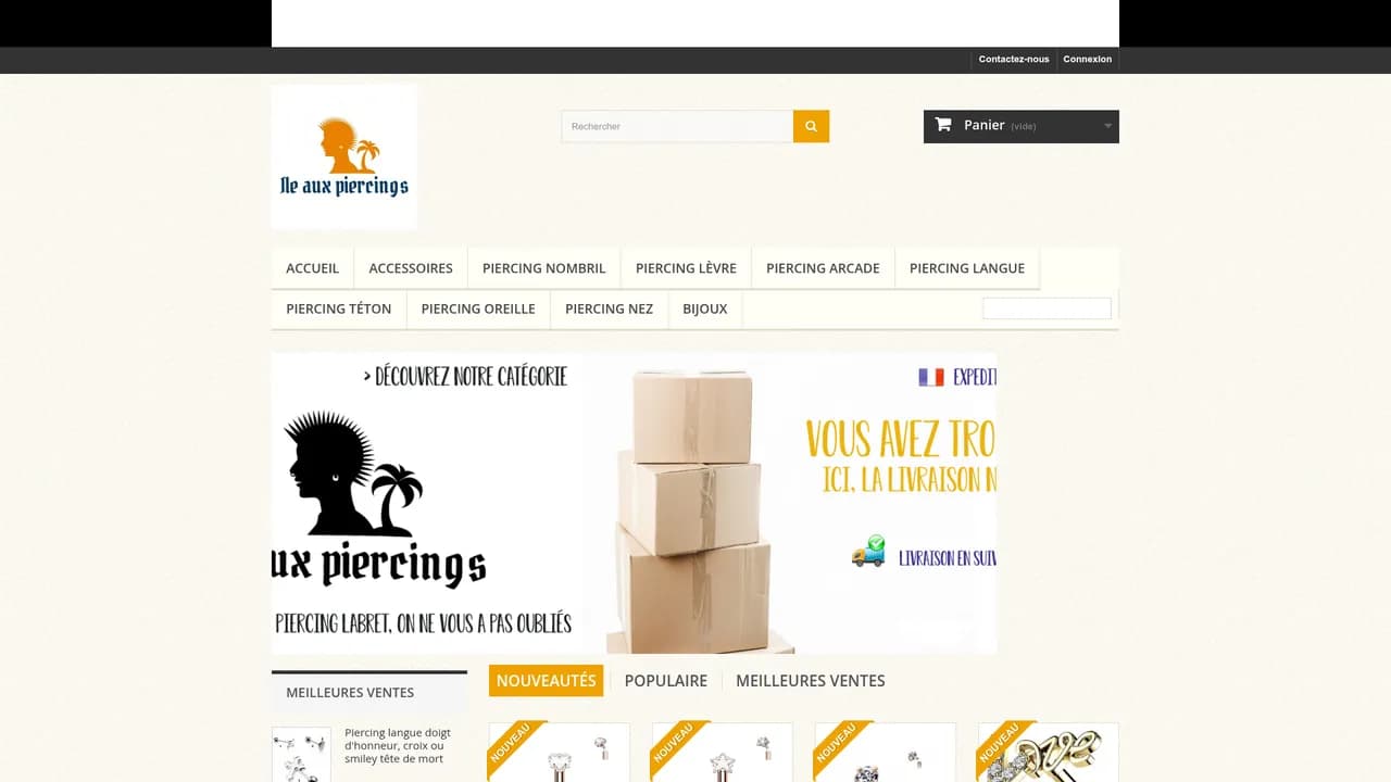 Screenshot de ile aux piercings