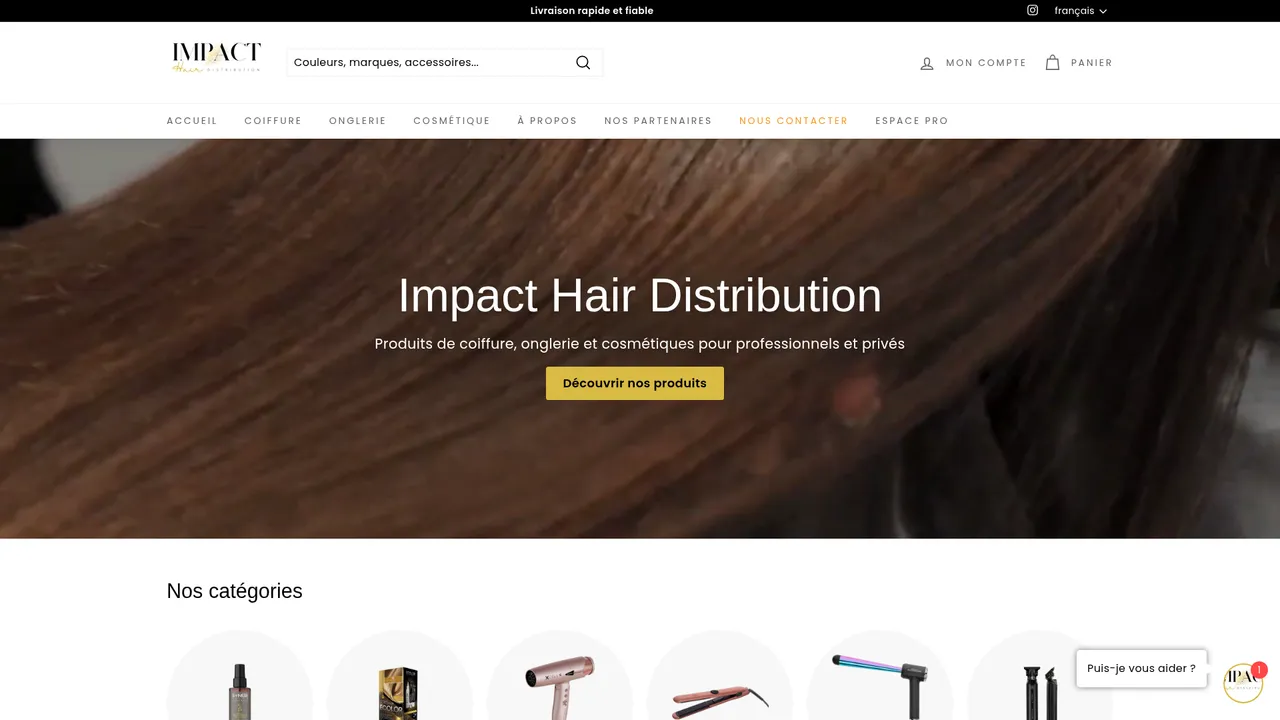 Screenshot de Impact Coiffure