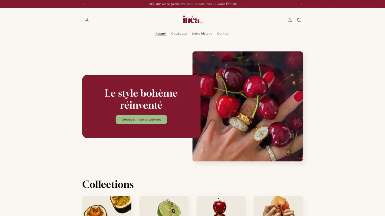 Aperçu du site inéa