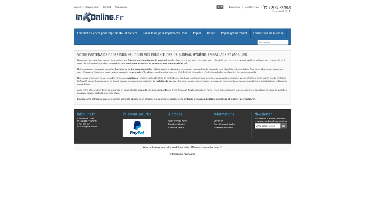 Inkonline, vos toners et cartouches d'encre