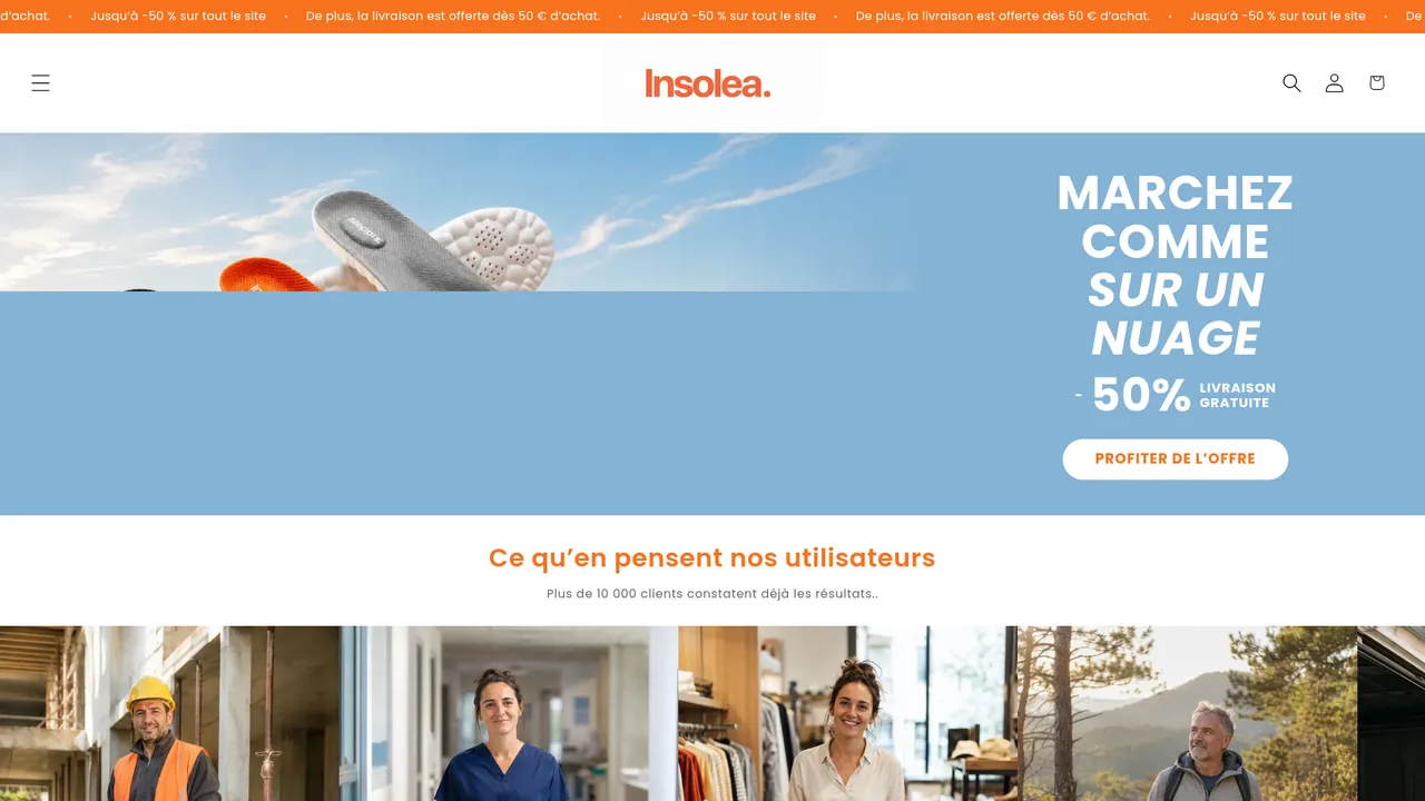 Aperçu du site INSOLEA