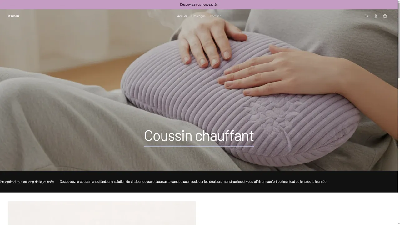 Aperçu du site itsmeli