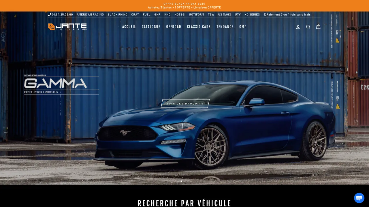 Screenshot de jante-privee.fr