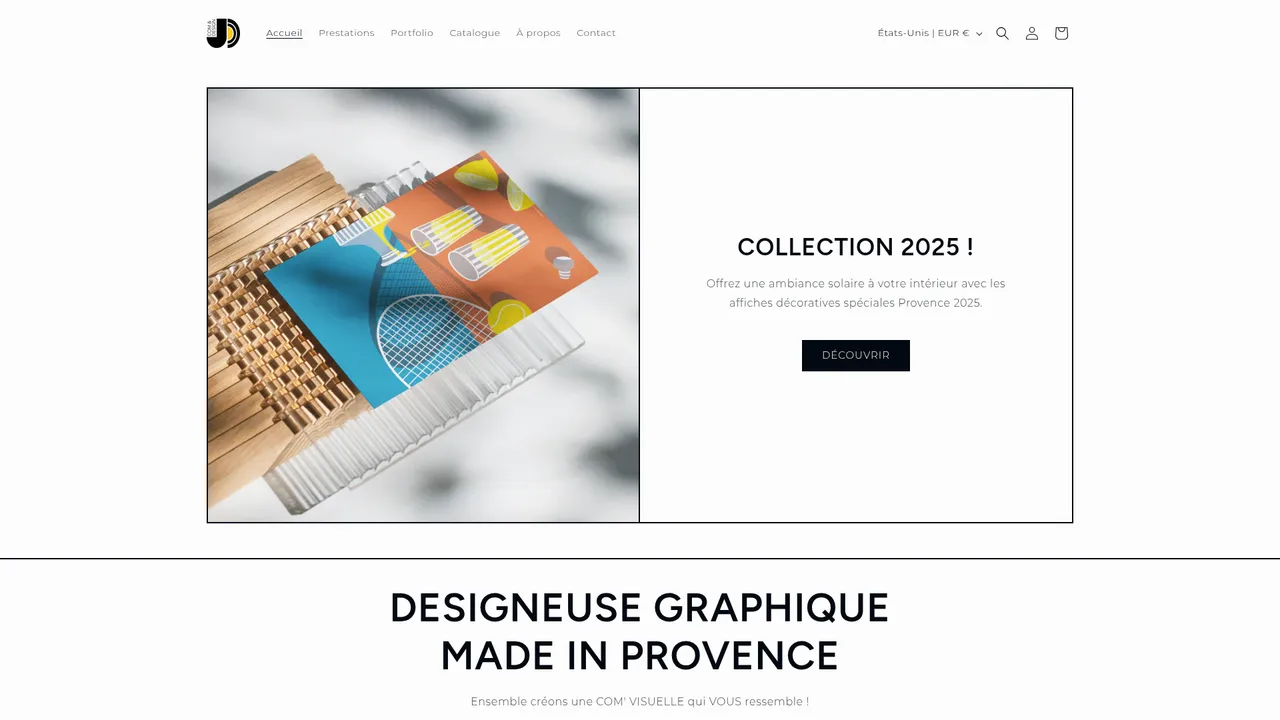 Aperçu du site J.D COM' & DESIGN
