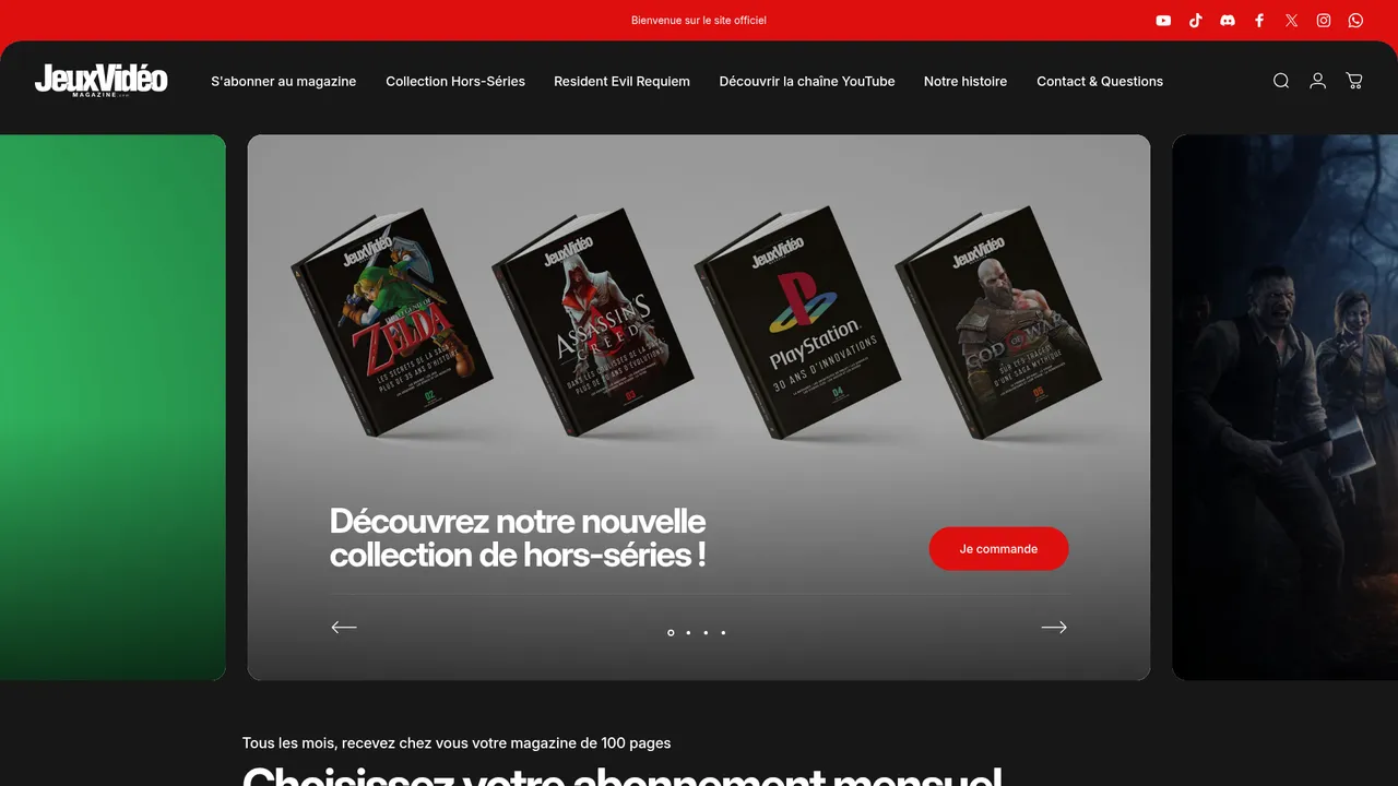 Screenshot de Jeux Vidéo Magazine