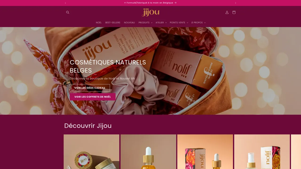 Screenshot de jijou.eu