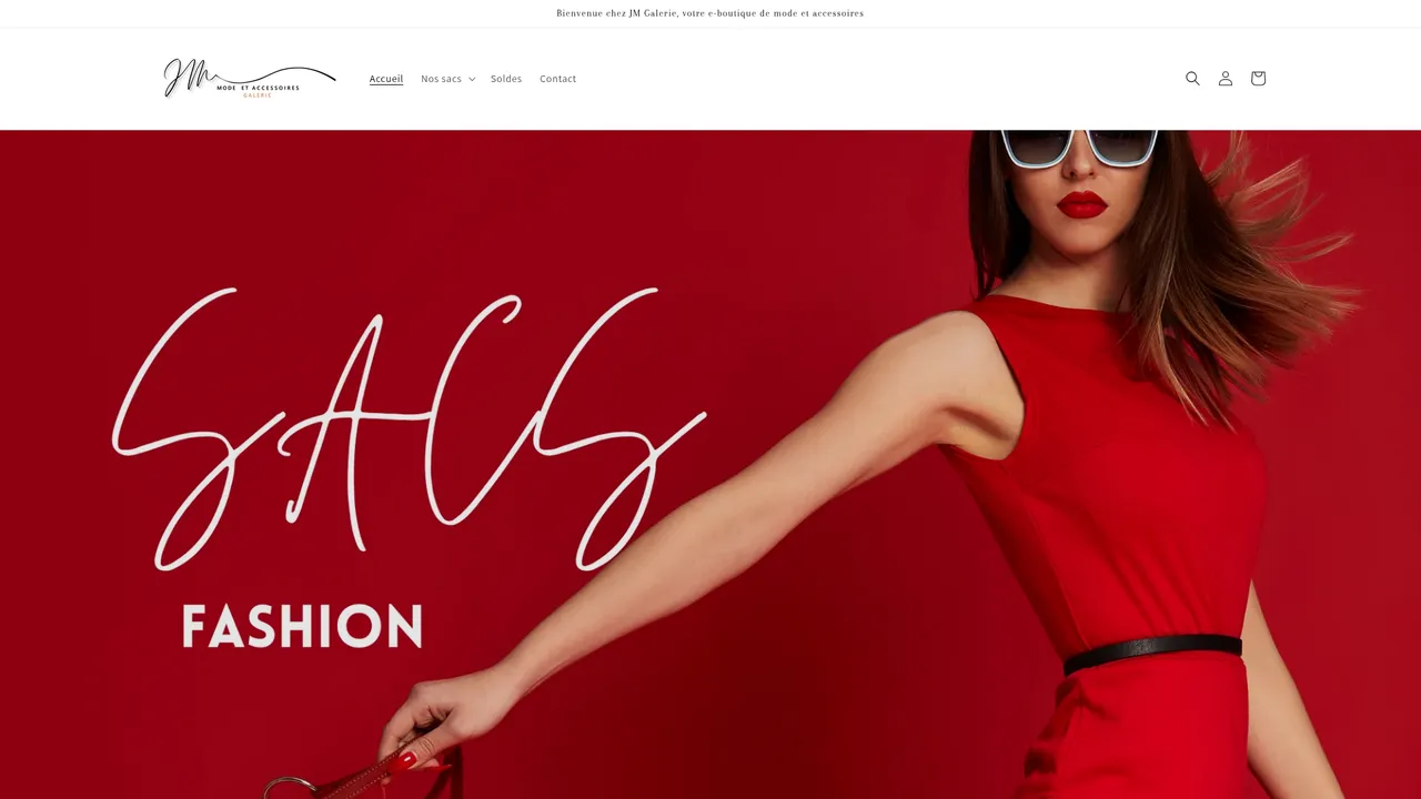 Screenshot de JM-Galerie Mode et Accessoires