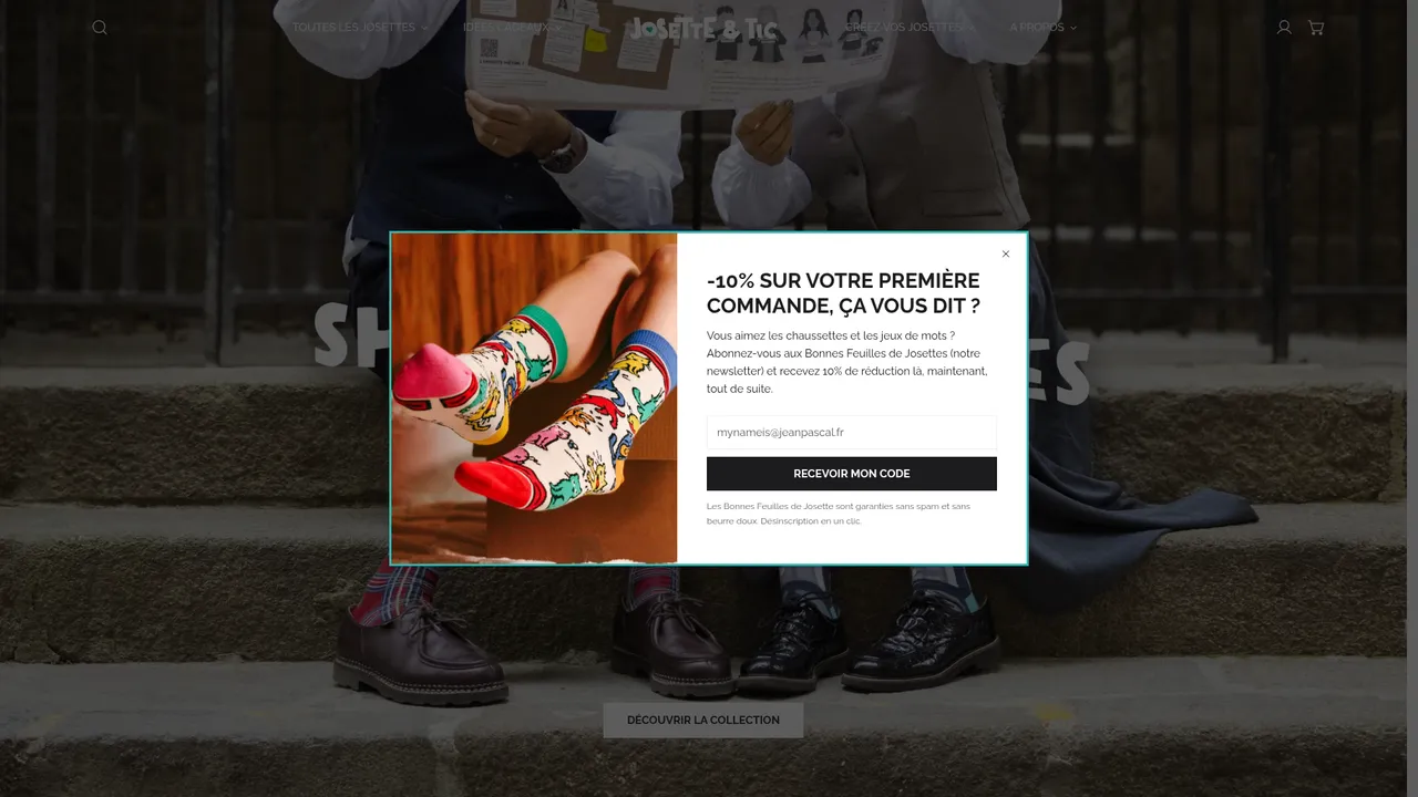 Screenshot de josette-tic.com