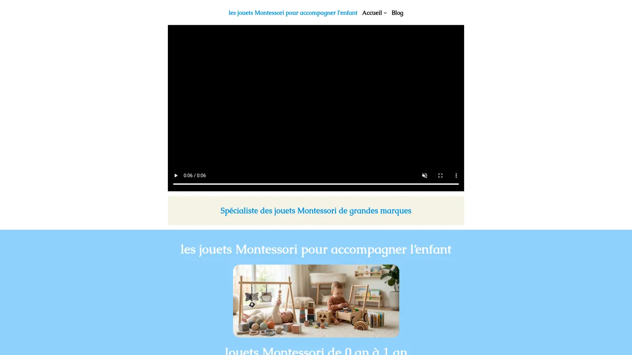 Screenshot de Jouets Montessori