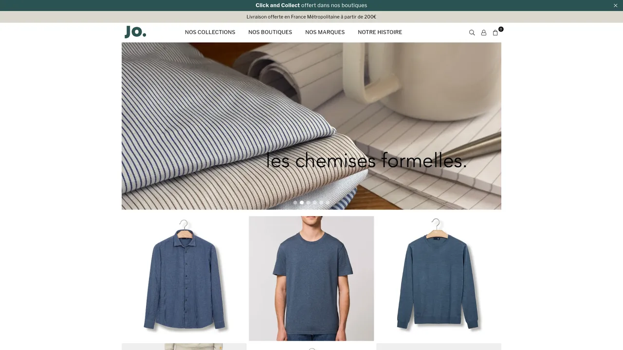 Screenshot de jovetement.com