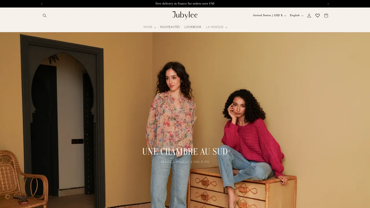 Aperçu du site Jubylee