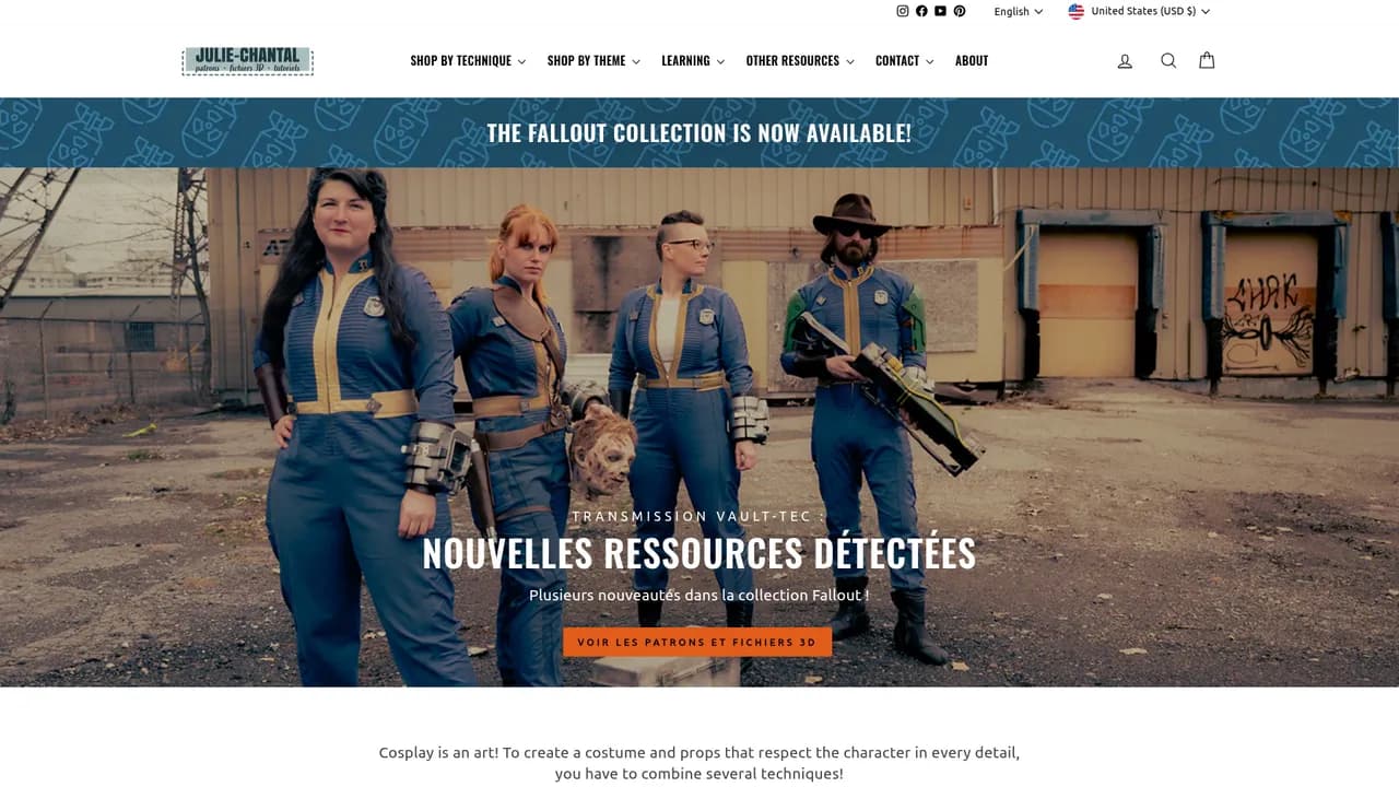 Aperçu du site juliechantal