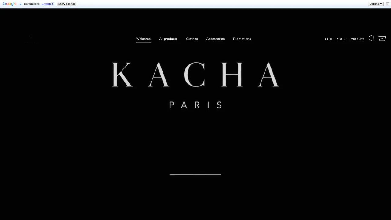 Screenshot de KACHA PARIS