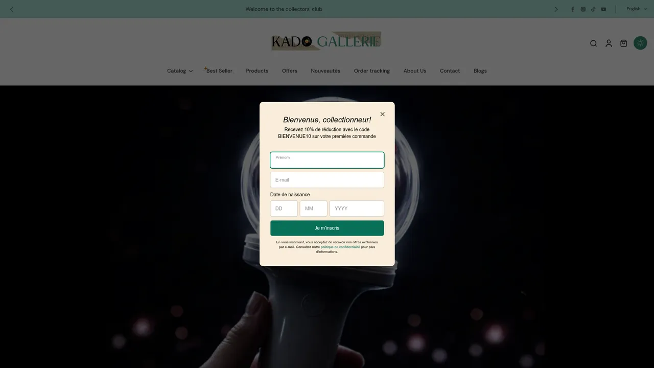 Screenshot de KADO Gallerie