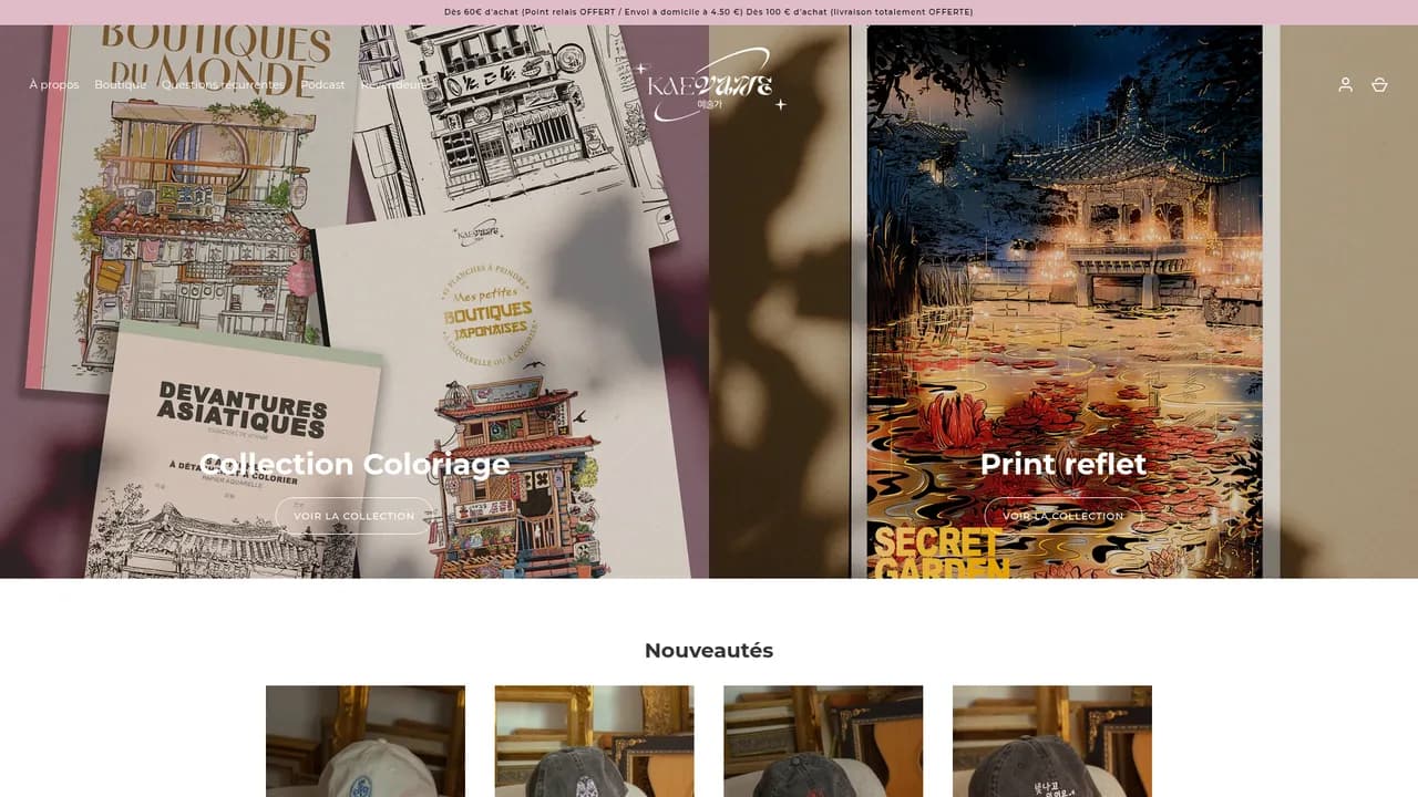 Aperçu du site kaevane.com