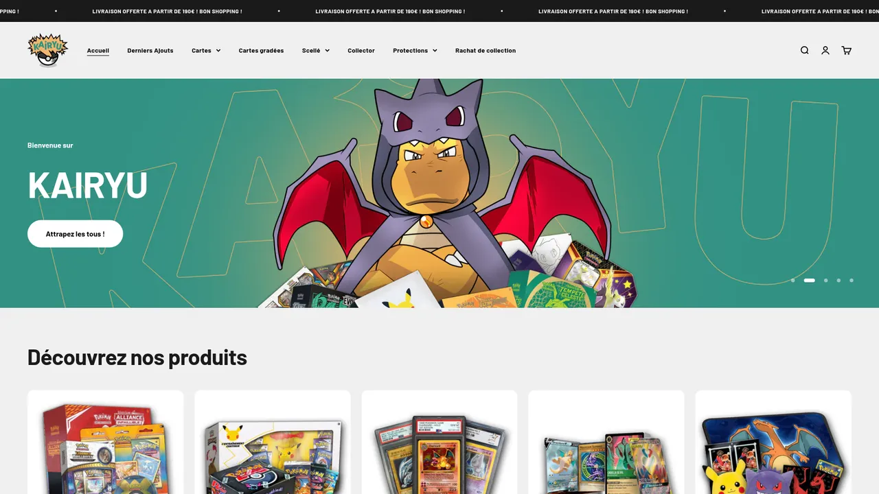 Aperçu du site Kairyu