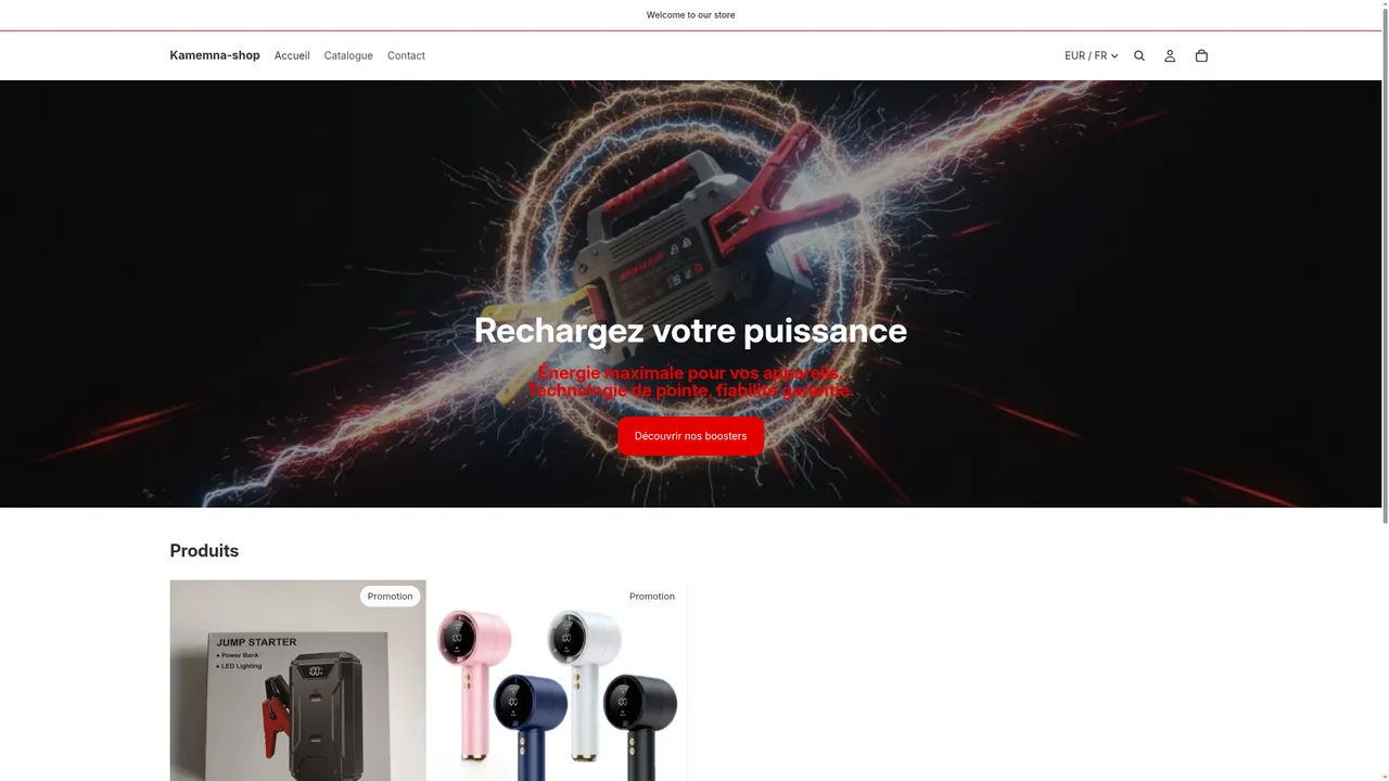 Screenshot de Kamemna-shop