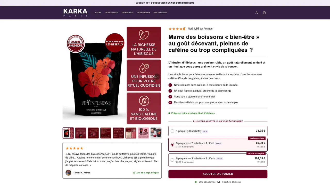 Screenshot de karkaparis.com