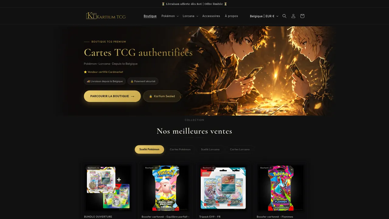Screenshot de Kartium TCG