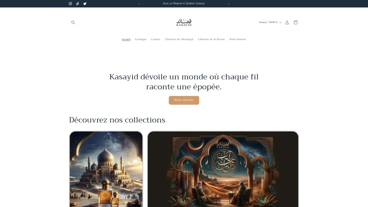 Screenshot de kasayid.com