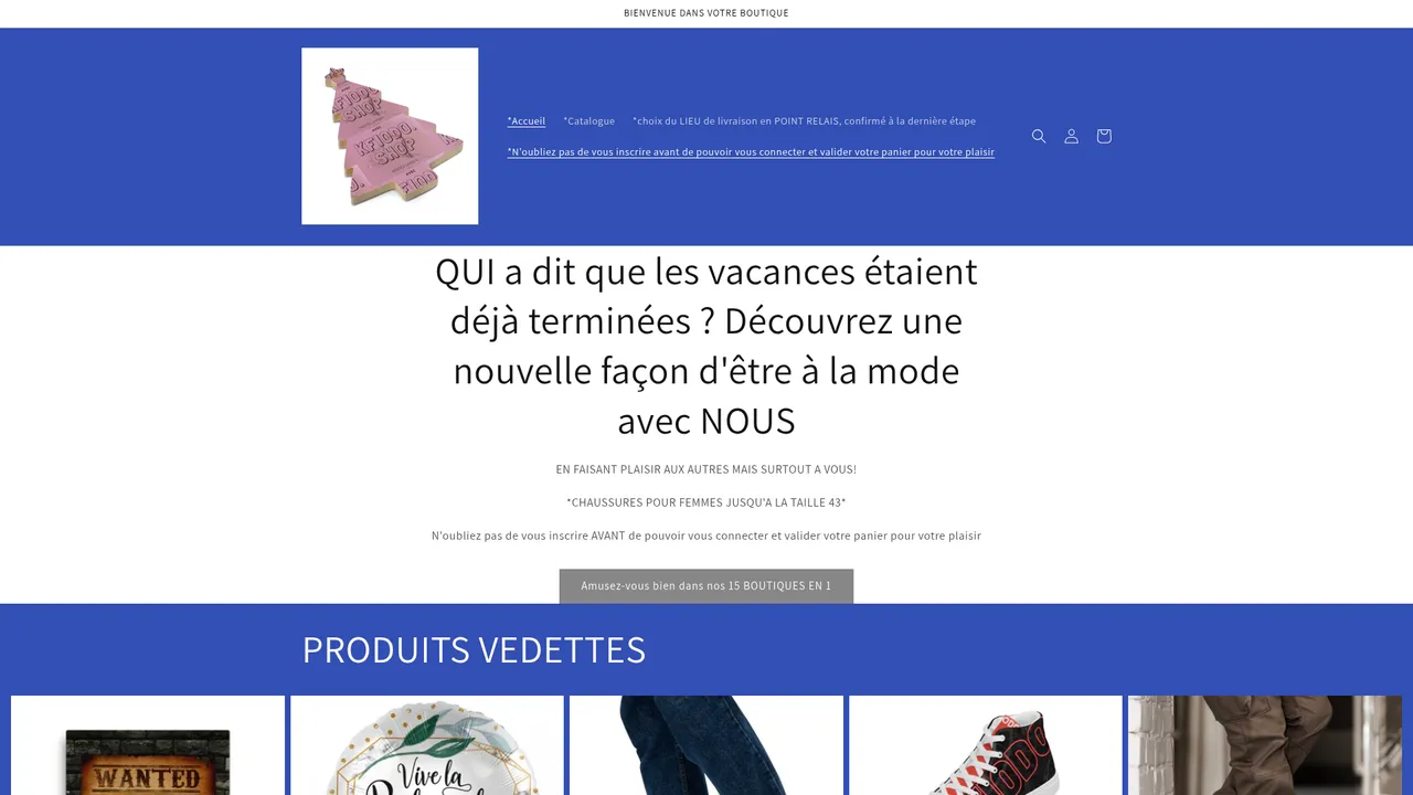 Aperçu du site KFIODO.SHOP