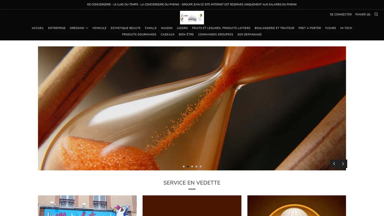 Screenshot de KG Conciergerie