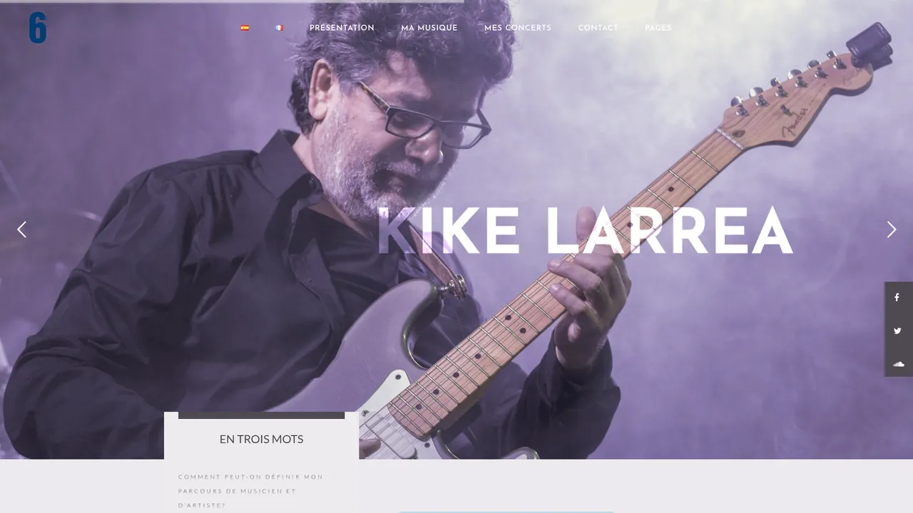 Screenshot de kikelarrea.com