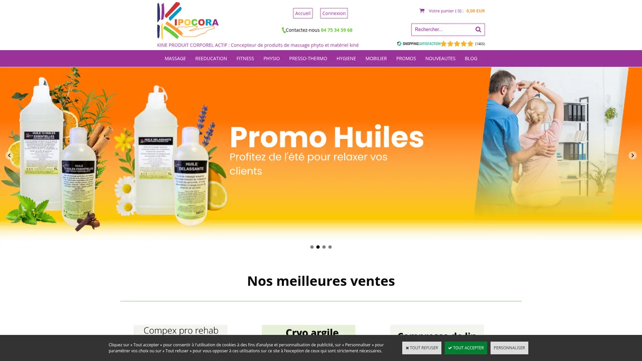 Aperçu du site Kipocora