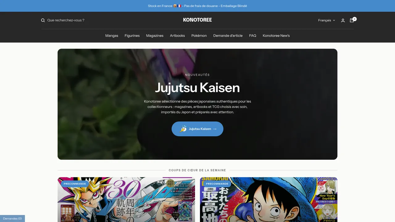 Aperçu du site Konotoree