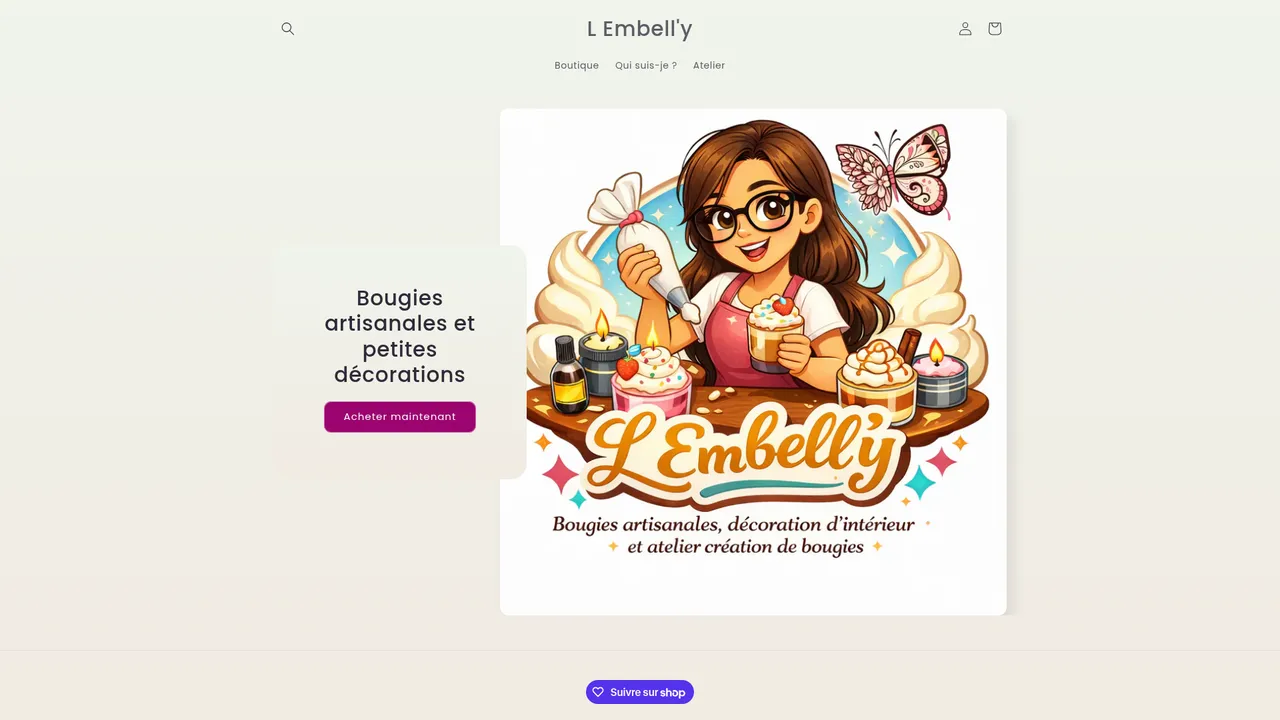Aperçu du site L Embell'y