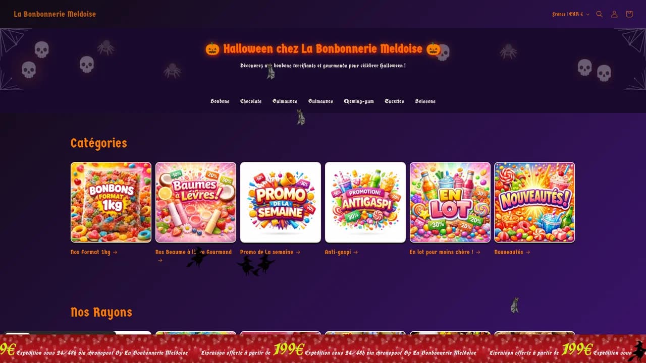 Aperçu du site La Bonbonnerie Meldoise