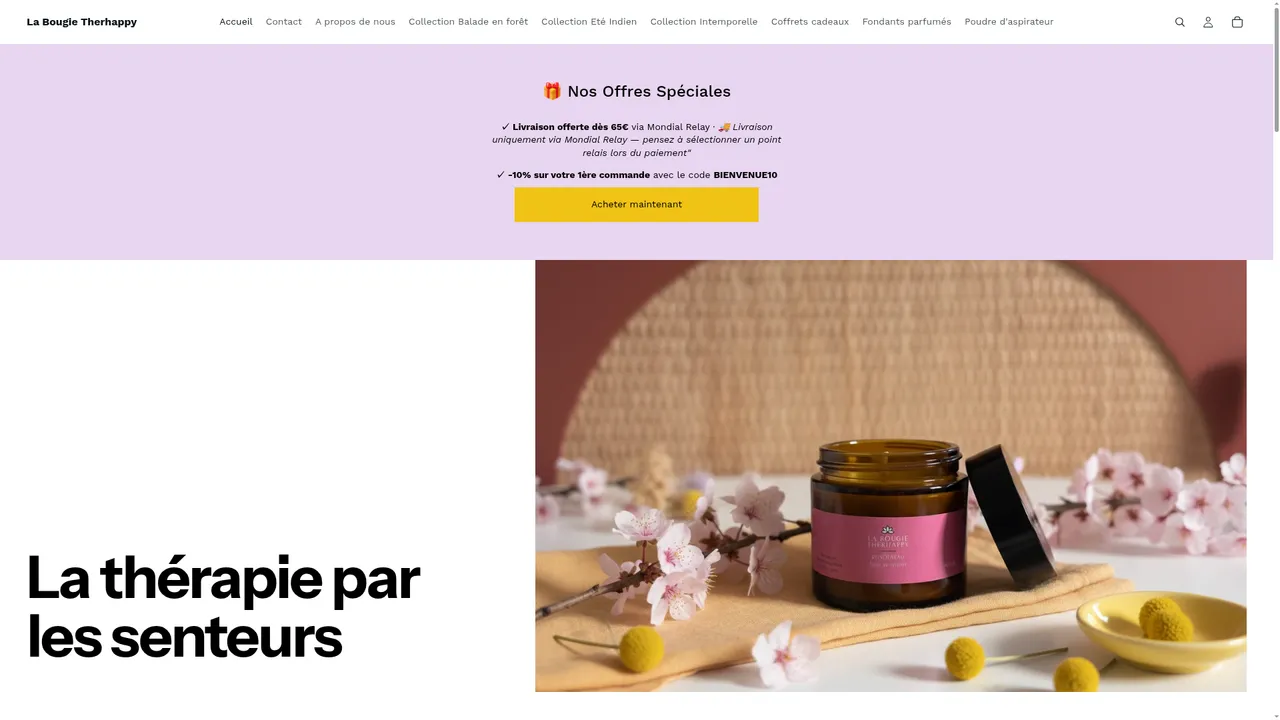 Screenshot de La Bougie Therhappy