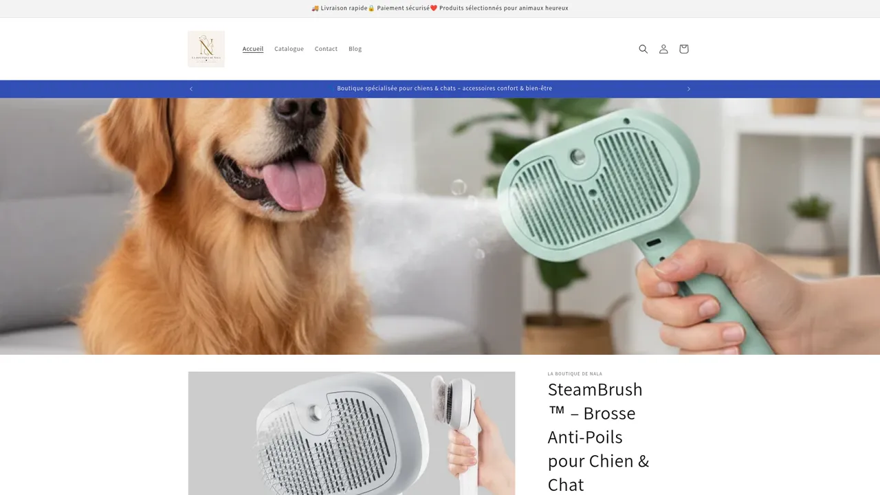 Screenshot de LA BOUTIQUE DE NALA