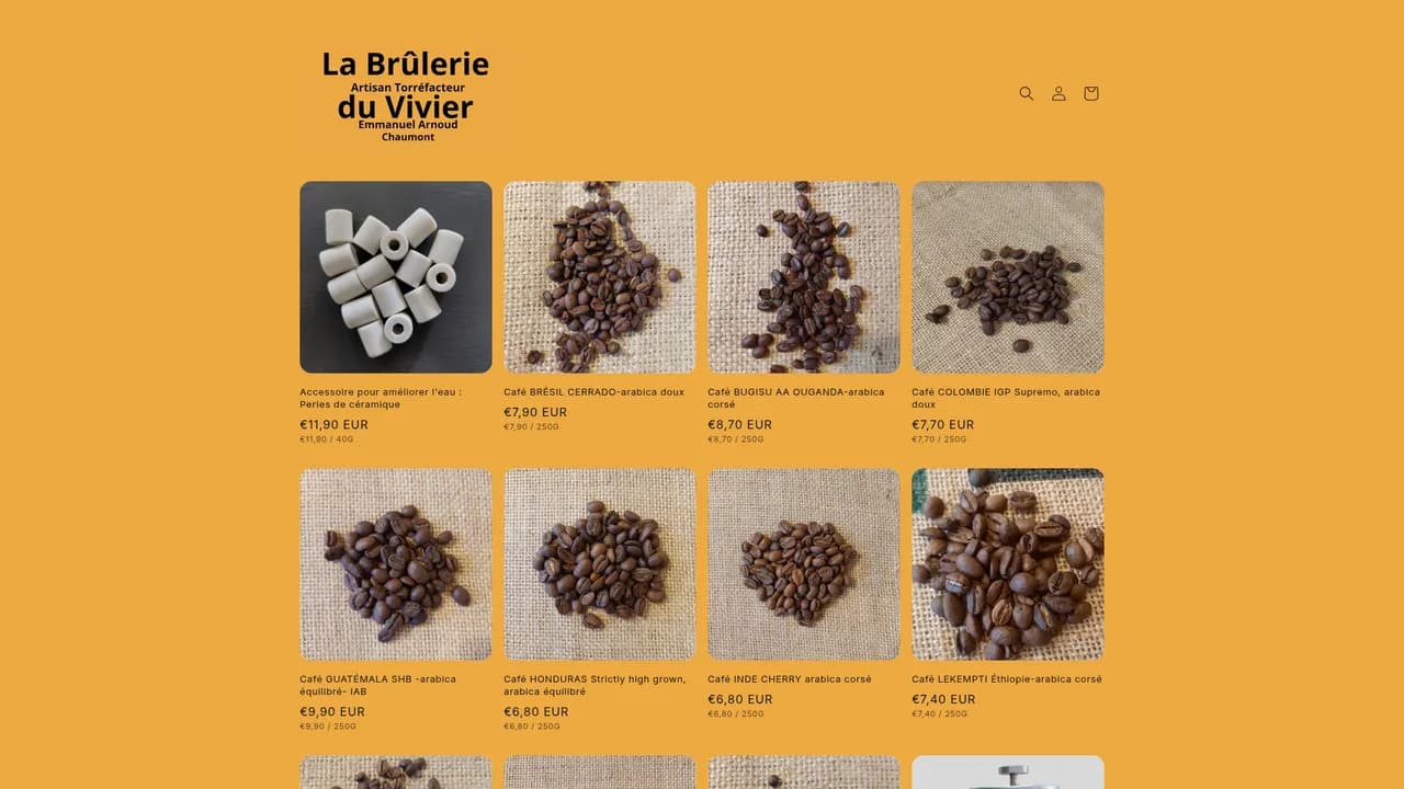 Screenshot de La Brûlerie du Vivier