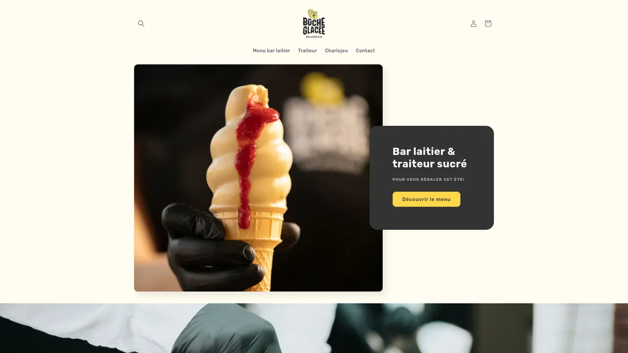 Aperçu du site La Bûche Glacée