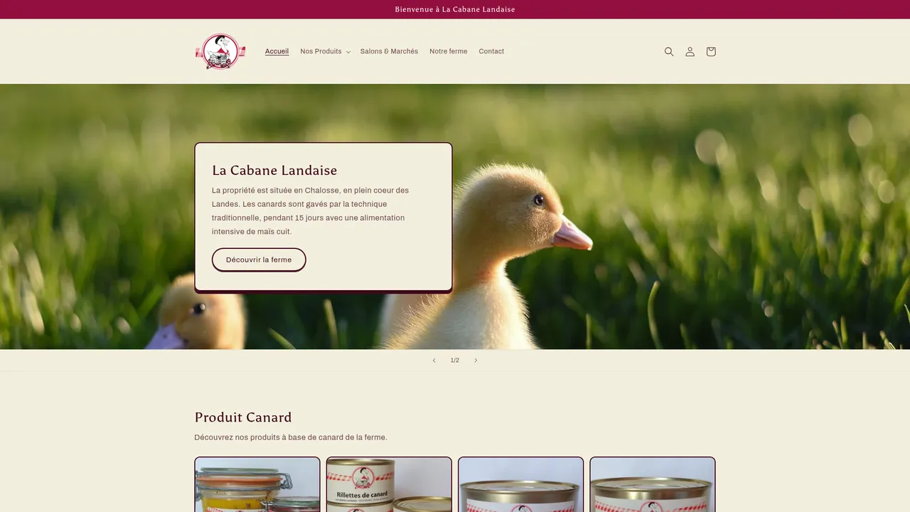 Screenshot de la-cabane-landaise