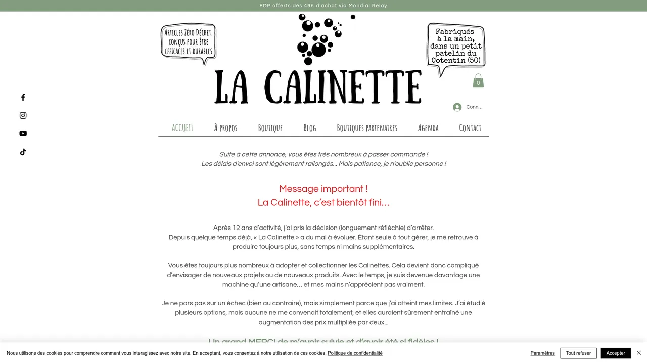 Screenshot de La Calinette - Éponge lavable