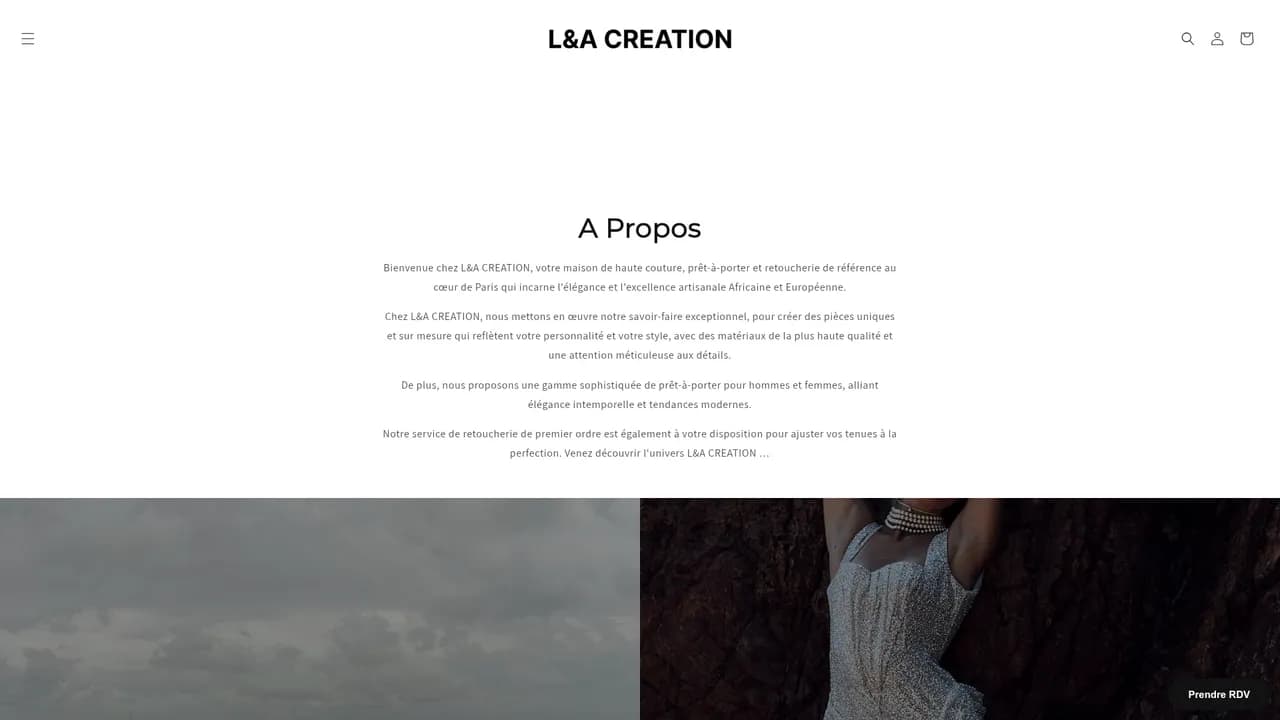 Screenshot de L&A CREATION