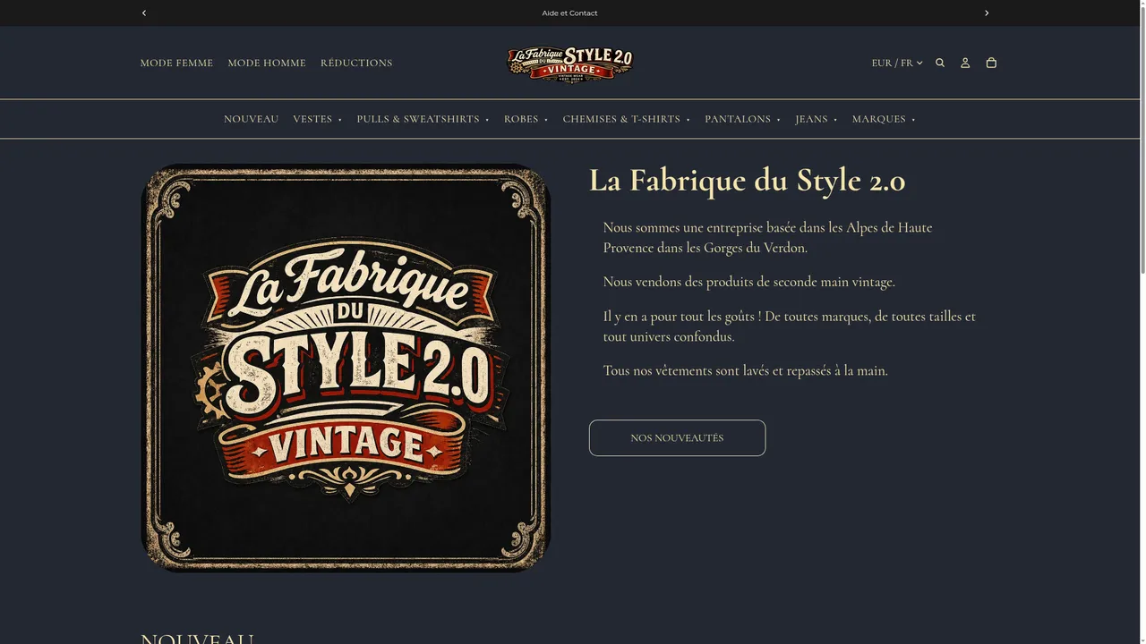 Screenshot de La Fabrique du Style 2.0