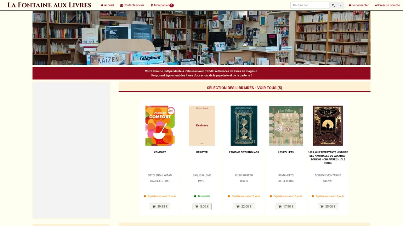 Screenshot de La fontaine aux livres
