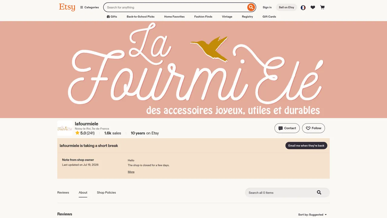 Aperçu du site la Fourmi Elé