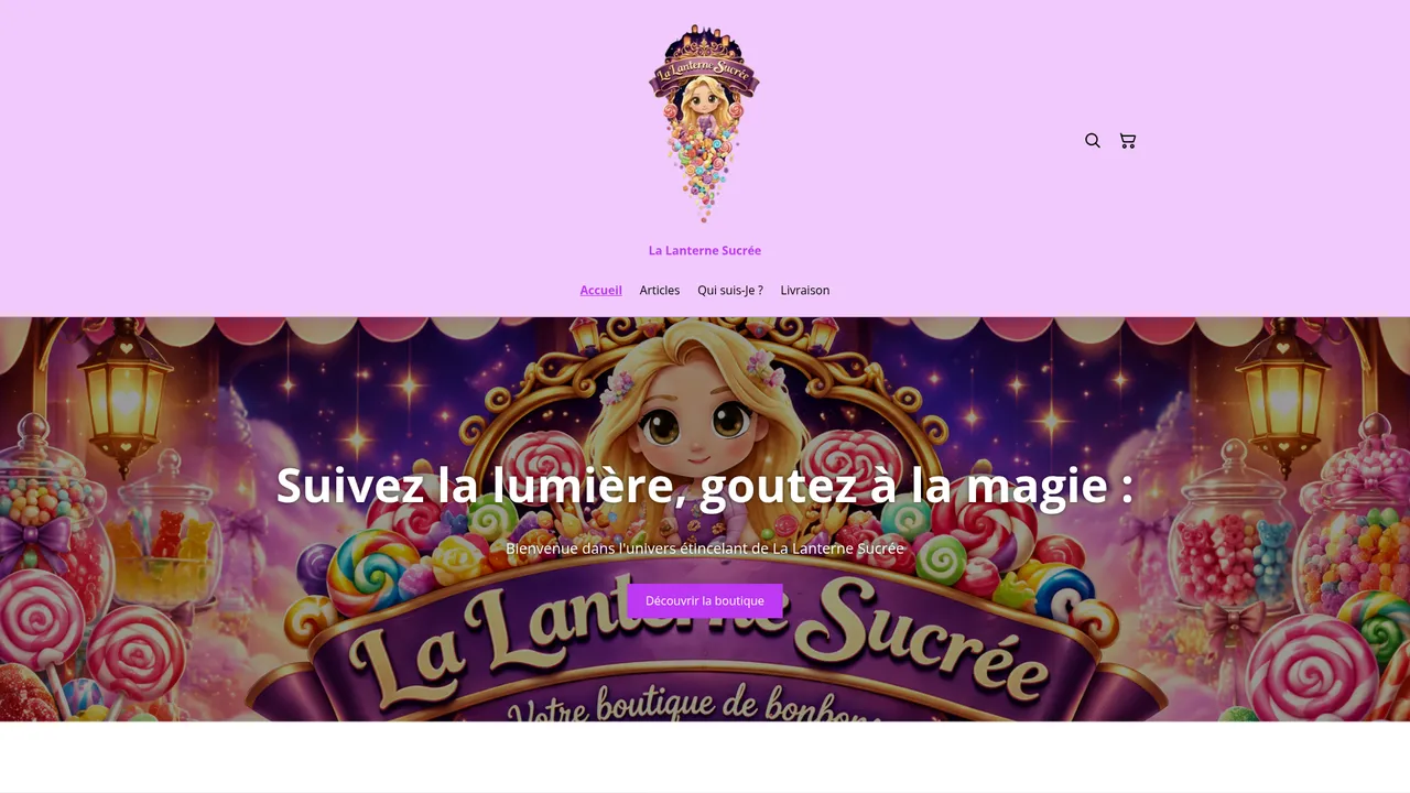 Screenshot de La Lanterne Sucrée