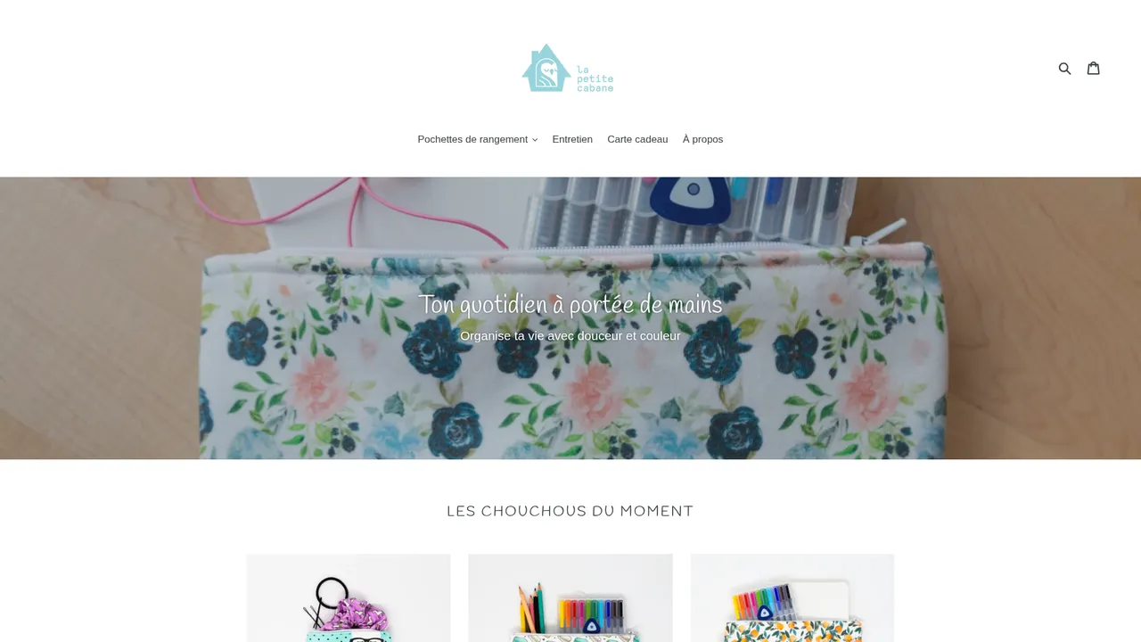 Screenshot de La Petite Cabane - Solutions de rangement