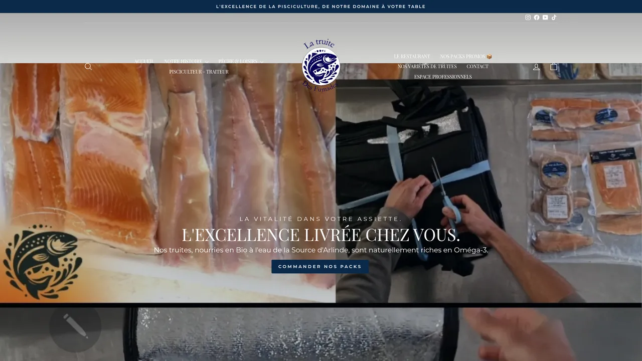 Screenshot de La pisciculture des Fumades