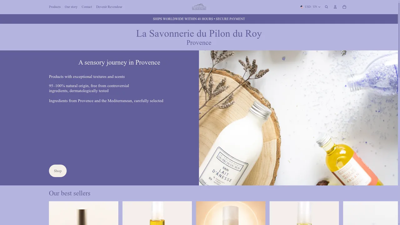 Screenshot de La Savonnerie du Pilon du Roy