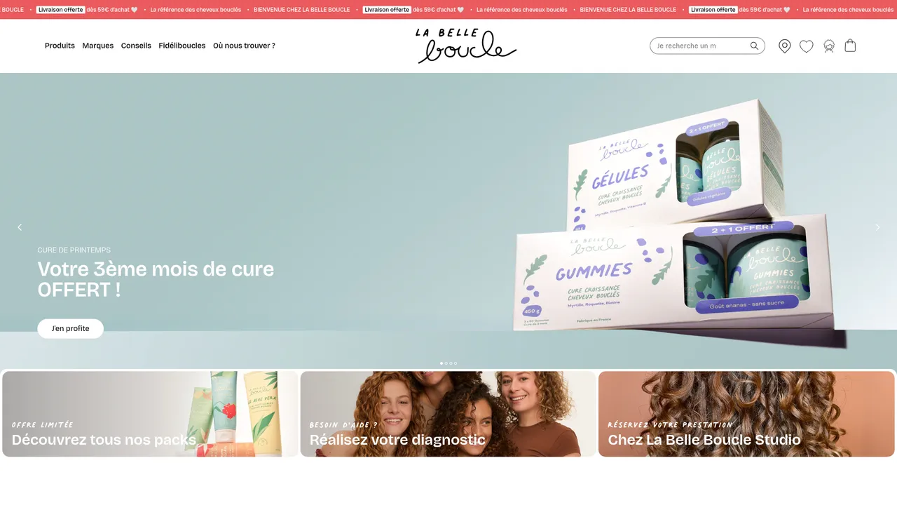 Aperçu du site labelleboucle.fr