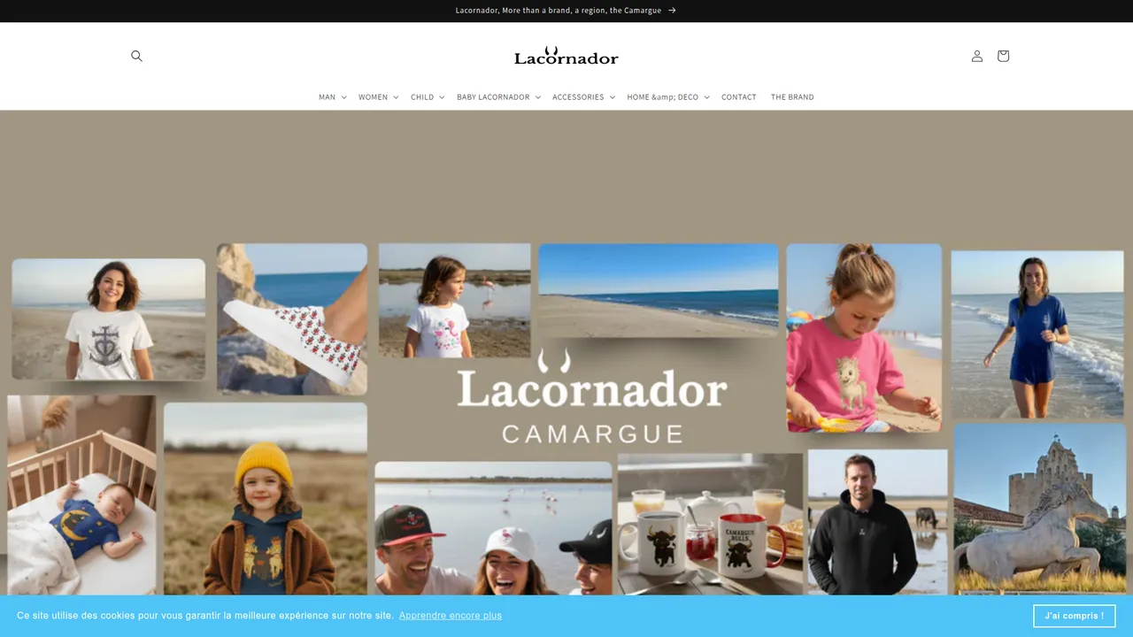 Aperçu du site Lacornador