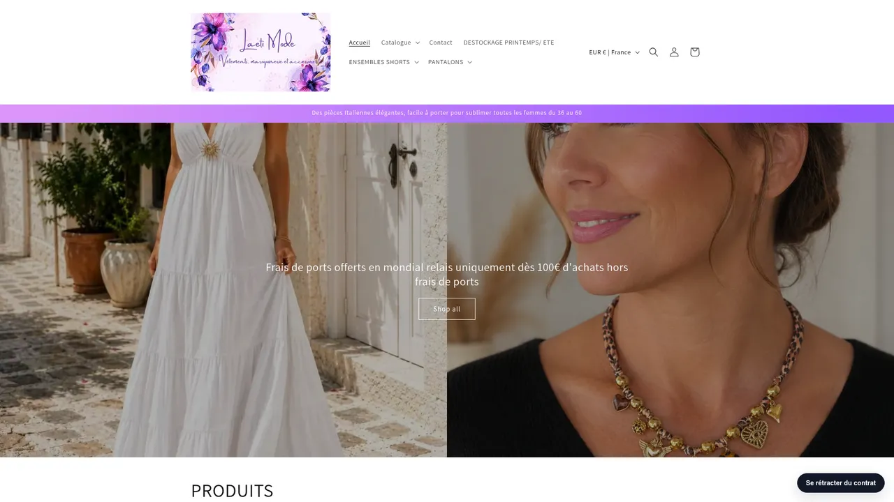 Screenshot de Laetimode
